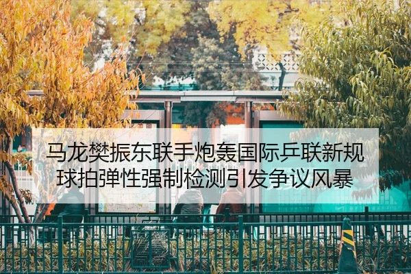 马龙樊振东联手炮轰国际乒联新规 球拍弹性强制检测引发争议风暴